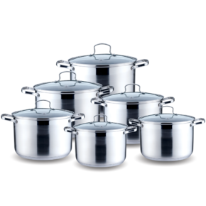 Набор посуды из нержавеющей стали - KL-4218
