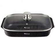 Жаровня с мраморным покрытием 35х25 KL-4082